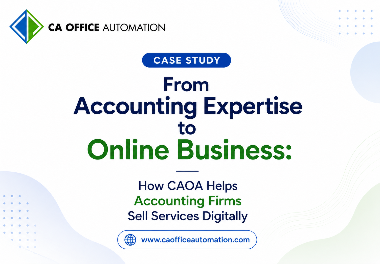 CAOA E-Commerce Web Portal &mdash; Accounting Firm Digital Storefront