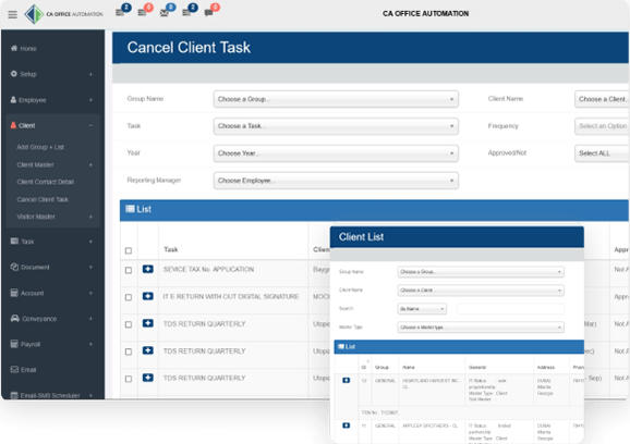 Client Management Module