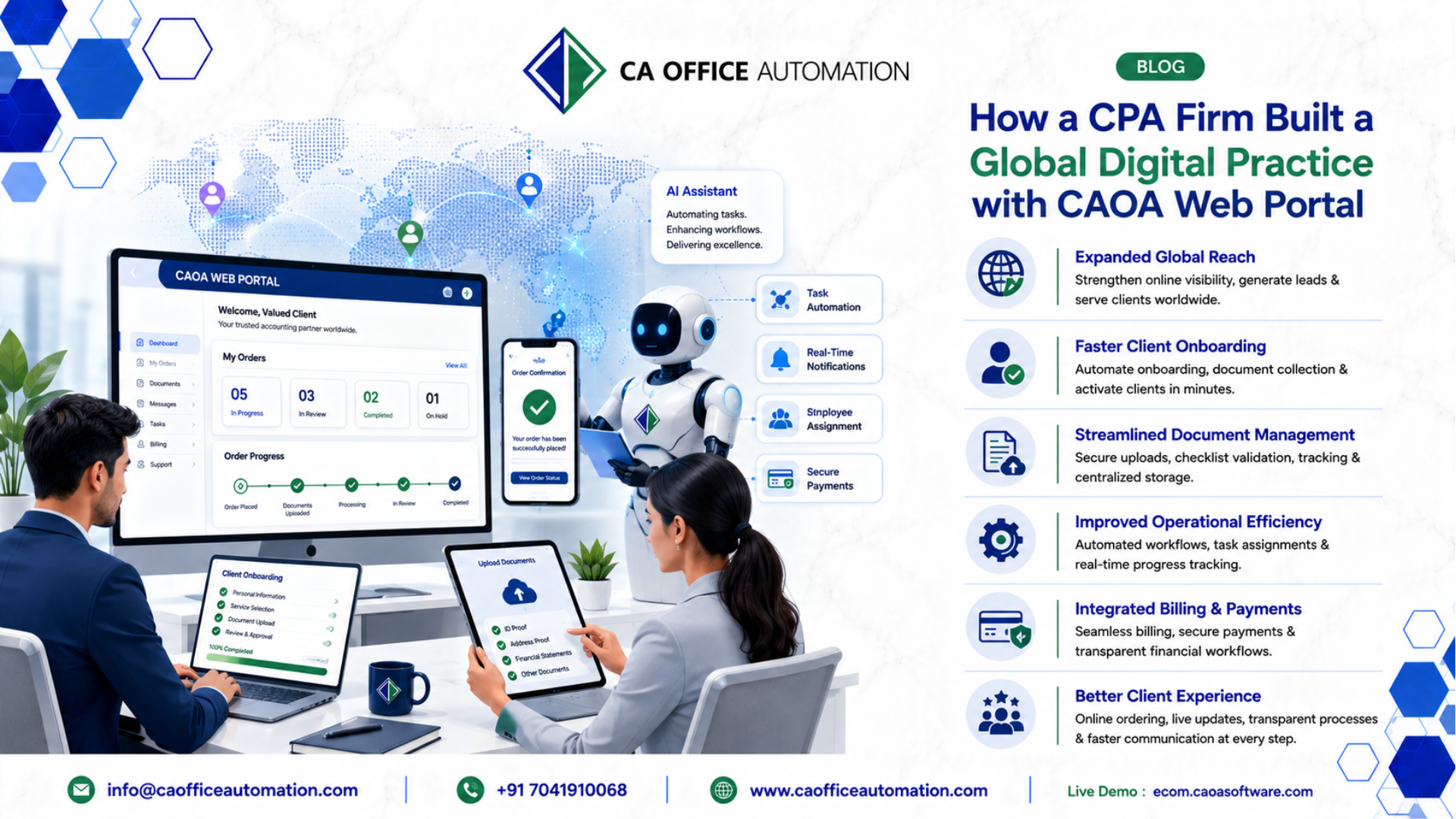 From Inquiry to Delivery: How Smart Web Portals Automate Accounting Operations